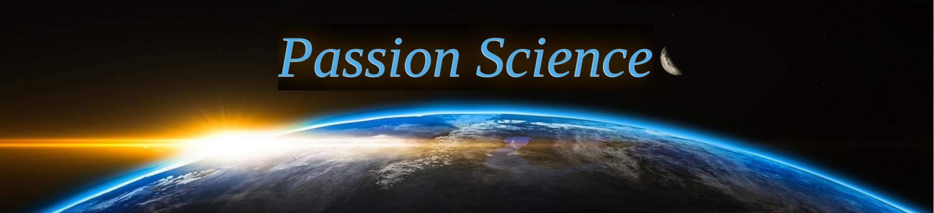 passionscience front image, earth from space